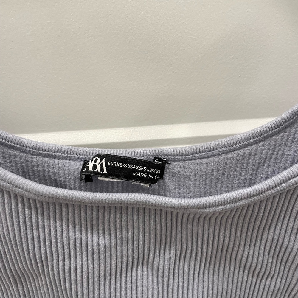 Zara Ribbed Top - Picture 2 of 4